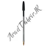 خودکار بیک مدل کریستال اورجینال با نوک 1 میلی متری رنگ مشکی