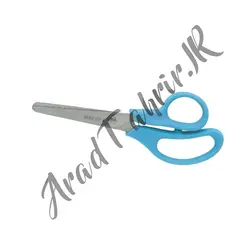 قیچی کودک سر گرد رنگ دسته آبی