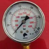 درجه مانومتر یا گیج رگلاتور اکسیژن برند BWCO p psi4500 و 315 bar