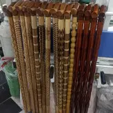 عصا از جنس ریشه گردو با کیفیت عالی و رنگ آمیزی شده