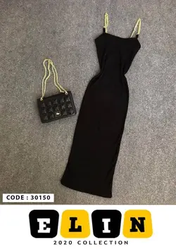 پیراهن ماکسی کبریتی دوبند کارتیری برند Elin😎جنس کار فانریپ کبریتی، بغل نوار دوزی شده 🌹کار بسیار تنخور زیبایی دارد