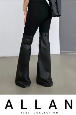 لگ وارمر ALLAN✅جنس چرم کشی تنخور کار عالی