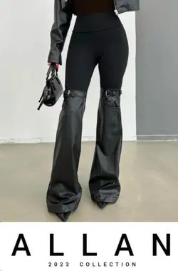 لگ وارمر ALLAN✅جنس چرم کشی تنخور کار عالی