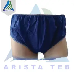 لباس زیر مردانه یک بار مصرف گرماژ 25 رنگ آبی