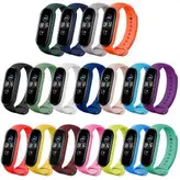 بند سیلیکونی رنگی می بند پنج/شش (Mi Band 5/6) رنگبندی کامل