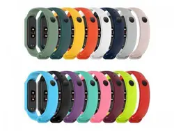 بند سیلیکونی رنگی می بند هفت (Mi Band 7) رنگبندی کامل