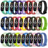 بند سیلیکونی رنگی می بند هفت (Mi Band 7) رنگبندی کامل