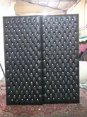 در لمسه روکش‌ چرم‌ آگوستیک درب عایق صدا