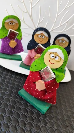 عروسک ننه سرماقرآن به دست یلدایی،عروسک یلدایی
