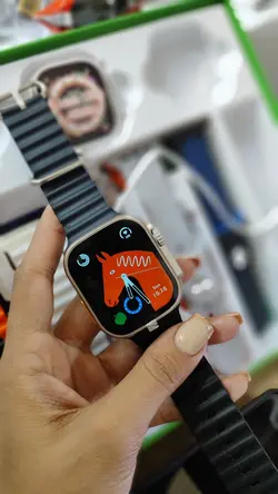 ساعت هوشمند دوتایی التراy70 همراه ۱۴ بند و صلوات شمار