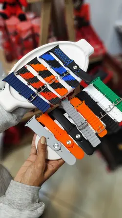 ساعت هوشمند دوتایی التراy70 همراه ۱۴ بند و صلوات شمار