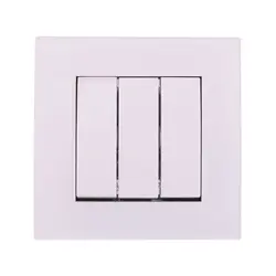 کلید سه پل جهان الکتریک مدل کریستال سفید