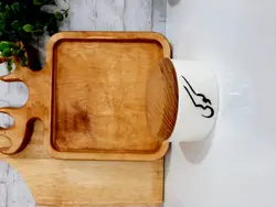 ظروف سرامیکی درب چوبی