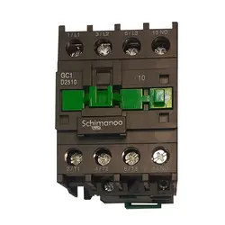 کنتاکتور سه فاز 25 آمپر شیمانو مدل GC1-D2510