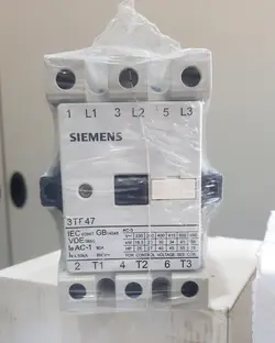 کنتاکتور 60 آمپر 30 کیلو وات SIEMENS زیمنس 3TF47