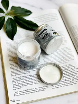 ماسک صورت مروارید سیاه پف کننده صورت