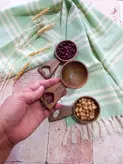 قاشق آجیل خوری چوبی دستساز بارلی مدل سیتا کد bar0282 مدل پرفروش امسال کم عمق قیمت عالی