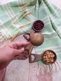 قاشق آجیل خوری چوبی دستساز بارلی مدل سیتا کد bar0282 مدل پرفروش امسال کم عمق قیمت عالی