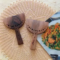 کاردک گریل چوبی دستساز بارلی 15 سانتی چوب گردو کد bar0180