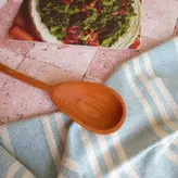 قاشق آجیل خوری دست ساز بارلی 22 سانتی چوب راش کد bar0146