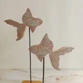 قاشق ملاقه های چوبی دستساز بارلی مناسب خورش خوری 25 سانتی چوب راش کد bar0197