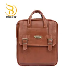 کیف دستی و کیف اداری ایستاده کیف مدارک کیف مردانه برزی طرح چرم مدل B56