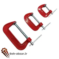 گیره C کلمپ نچاری ( ست 3 عددی )