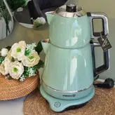 چای ساز استیل دمیکس محصول korkmaz ترکیه