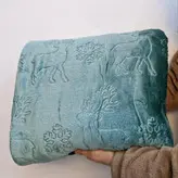 پتو مسافرتی دونفره طرح گوزنی