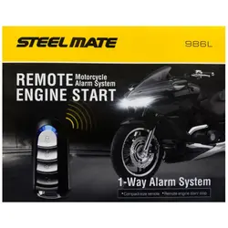دزدگیر موتور سیکلت استیل میت مدل 986L-4
