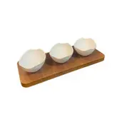 اردوخوری لمونژ مدل صدف کد 435 مجموعه 4 عددی