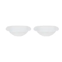 سالاد خوری چینی زرین ایران سری کواترو مدل white بسته 2 عددی درجه عالی