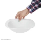 سالاد خوری چینی زرین ایران سری کواترو مدل white بسته 2 عددی درجه عالی