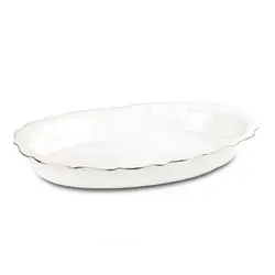 ظرف سرو لمونژ مدل لب طلا