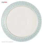 سرویس 102 پارچه چینی زرین ایران سری ایتالیا اف مدل سپید صدف درجه یک