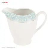 سرویس 102 پارچه چینی زرین ایران سری ایتالیا اف مدل سپید صدف درجه یک