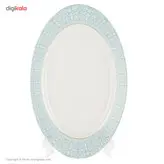 سرویس 102 پارچه چینی زرین ایران سری ایتالیا اف مدل سپید صدف درجه یک