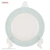 سرویس 102 پارچه چینی زرین ایران سری ایتالیا اف مدل سپید صدف درجه یک