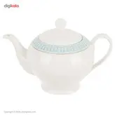 سرویس 102 پارچه چینی زرین ایران سری ایتالیا اف مدل سپید صدف درجه یک