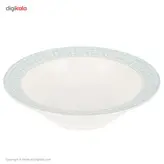 سرویس 102 پارچه چینی زرین ایران سری ایتالیا اف مدل سپید صدف درجه یک