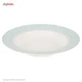 سرویس 102 پارچه چینی زرین ایران سری ایتالیا اف مدل سپید صدف درجه یک