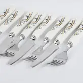 ست کارد و چنگال میوه خوری 12 پارچه ام جی اس مدل SR-4