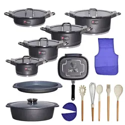 سرویس پخت و پز ام جی اس 23 پارچه کد 800266