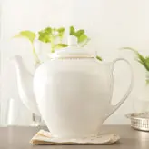قوری چینی زرین ایران مدل هیئتی 16 سپیدار درجه عالی