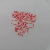 سرویس چای خوری 12 پارچه چینی زرین ایران مدل ایتالیا اف 8 سپید صدف درجه سه