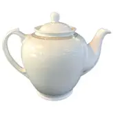 قوری چینی زرین ایران مدل ریوا طلایی درجه یک