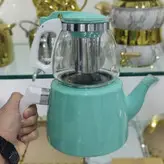کتری قوری لعابی رنگی رنگی وارداتی با کیفیت درجهجنس کتری