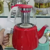 کتری قوری لعابی رنگی رنگی وارداتی با کیفیت درجهجنس کتری