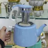 کتری قوری لعابی رنگی رنگی وارداتی با کیفیت درجهجنس کتری