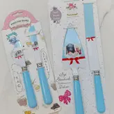 چاقو و کفگیر کیک و نوتلا چاقو و کفگیر کیک